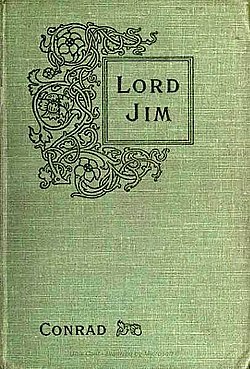 Couverture de lédition originale de Lord Jim 1900