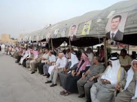 عشائر سورية ترفض دعم العاهل الاردني مؤكدة وقوفها مع النظام