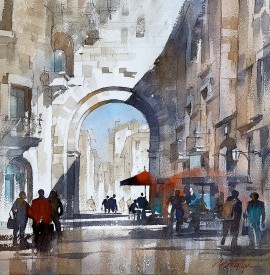 Une toile de Thomas W. Schaller