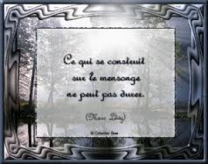 Bannissons  le mensonge de notre vie